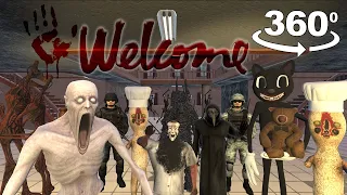 SCP Monsters Corporation And SirenHead 360 VR Video Film || Funny Horror Animation ||