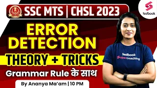 Error Detection For SSC MTS | CHSL | CPO 2023 | Spotting Error For SSC | English With Ananya Ma'am