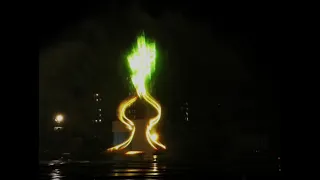 Lipetsk city show on the water screen fountain