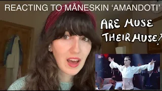 REACTING TO MÅNESKIN ‘AMANDOTI’ (Ft Manuel Agnelli)