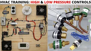 HVAC: How To Wire High And Low Pressure Switch For A AC (How To Install High/Low Pressure Controls)