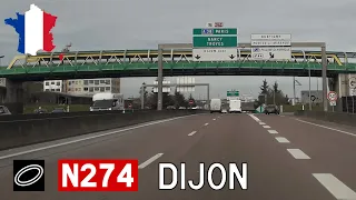 France (F): N274 Dijon