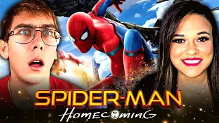 Our First Time Watching SPIDER-MAN HOMECOMING (2017) REACTION |Movie Reaction| The Octobers |