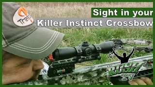 How to sight in your Killer Instinct crossbow for Kentucky Turkey Hunting