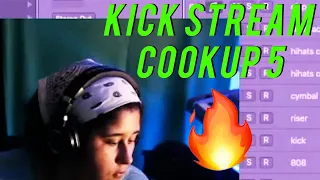 Baby Cate Makes A Guitar Beat Live! (Kick Stream Cookup 5)