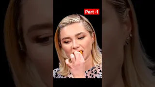 This Girl cried 😭 after eating chicken | Florence pugh |hot ones  | part 1