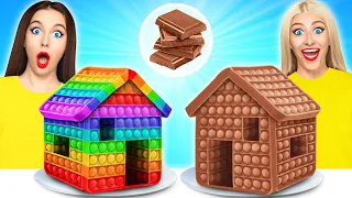 Desafío De Comida Real vs. De Comida Chocolate #4 por Multi DO Fun Challenge
