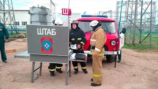 На территории Алтайского края прошли  пожарно-тактические учения.