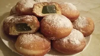 Пончики Берлинеры. Цыганка готовит. Пончики с мармеладом. Gipsy cuisine.