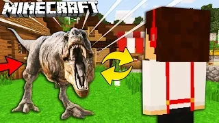 JAK ZOSTAŁEM DINOZAUREM W MINECRAFT || MINECRAFT ZAMIANA