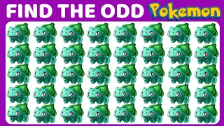 Find The Odd One Out - Pokemon Edition 🐙🐍 | Pokemon Quiz