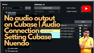 No audio output on Cubase | Audio Connection Setting Cubase Nuendo 🔥🔥🔥🔥🔥