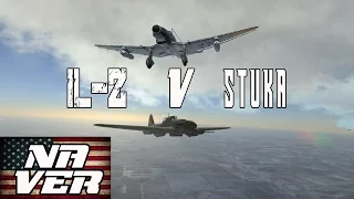 IL 2 v Stuka (NA Version) - IL-2-37/Ju-87 D-5 Stuka War Thunder Gameplay