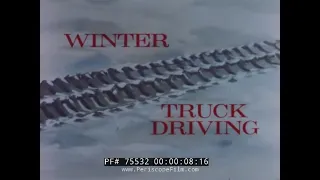 HOW TO DRIVE A BIG RIG IN WINTER CONDITIONS  RAIN, SNOW, SLEET & ICE 75532