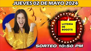 Resultado de LA LOTERIA DE BOGOTA del JUEVES 02 de Mayo 2024