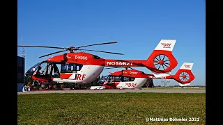 🚁🚁Doppelstart: Christoph 11 D-HDST und D-HDSG Überführungsflug Schwarzwald-Baar Klinikum🏥