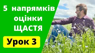 Щастя. Як зрозуміти ЩАСТЯ і НЕщастя? 5 напрямків для оцінки ЩАСТЯ. Урок 3 | ОС СЕЙМ