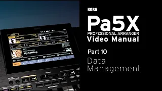 Pa5X Video Manual Part 10: Data Management