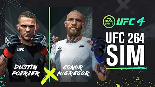 UFC 264 Simulation: Conor McGregor Vs Dustin Poirier - UFC 4