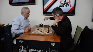 A stunned Garry Kasparov loses to David Navara 2017