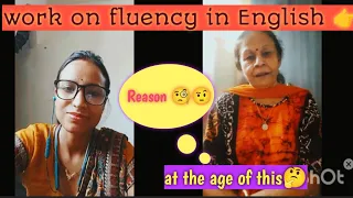 why🧐she wants to work on her fluency in English, listen her reason to learn English language👄💬