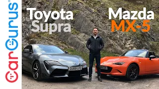 Toyota Supra and Mazda MX-5