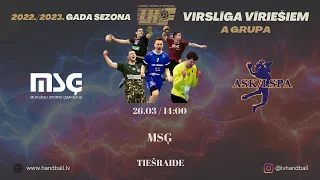 MSĢ - ASK Zemessardze/LSPA | Vīriešu handbola virslīga 2022/2023 | A grupa