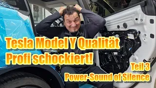 Schockierende Qualität - Tesla Model Y - massiv gedämmt und dazu Profi-HiFi - Teil 3