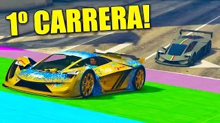 PRIMERA CARRERA!! SÚPER COCHE DEL FUTURO!! - CARRERA GTA V ONLINE - GTA 5 ONLINE