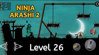 Ninja Arashi 2 Level 26 | Act 2 | Artifact Location | without dying