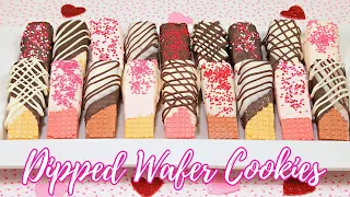 Dipped Wafer Cookies YUM!