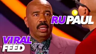 RuPaul Creates HIS OWN Question And Gets The TOP ANSWER Leaving Steve Harvey SPEECHLESS!