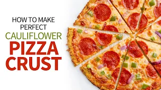 Cauliflower Pizza | low-carb, gluten-free pizza crust