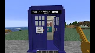 Vanilla Minecraft Tardis Doctor Who 1.18.2 data pack!