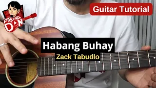 Habang Buhay guitar tutorial - song by Zack Tabudlo