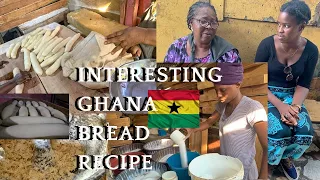 HOW BREAD IS MADE IN GHANA | HOW TO MAKE GHANAIAN TEA BREAD | A REAL GHANA BAKERY