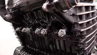 Triumph TT Legend, Smart New Engine Paint !