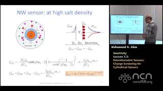 nanoHUB-U Nanobiosensors L3.3: Sensitivity - Potentiometric Sensor - Cylindrical Sensors