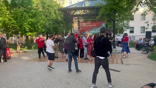 Tango Flashmob - Budapest/Hunyadi tér - Tango Harmony / Robi-Viki / Emma-Laci / Márti- Levente