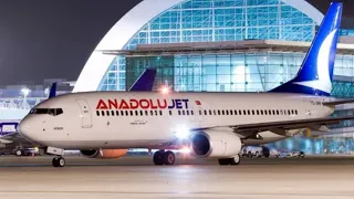 Перелет на Boeing 737-800 Anodolu jet из Внуково в Анталию