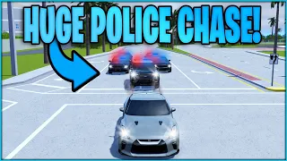 Robbery turns into HUGE POLICE CHASE!! | Southwest Florida (ROBLOX)