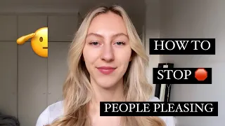 This is why you’re people pleasing 😬and how to stop it 🛑￼