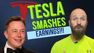 Tesla SMASHES EARNINGS expectations!!! 🚀🚀🚀