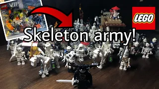 Building a LEGO skeleton army (VIP pack, ebay, castle, +more)