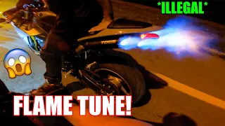 2014 & 2021 Yamaha R1 Throw HUGE FLAMES *INSANE* | ECU Flash + Toce Exhaust 🔥😍