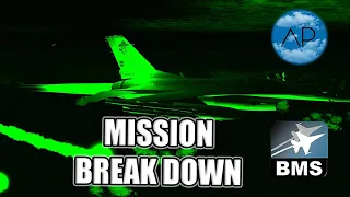 Falcon BMS - Flight Lead Mission Break Down - STRIKE GETS JUMPED