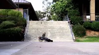 20 STAIR EL TORO BMX CRASH TO THE HEAD