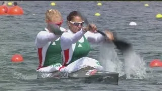 Women's Canoe Sprint Kayak Double (K2) 500m Heats - London 2012 Olympics