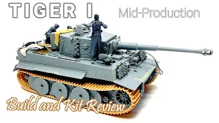 Dragon Model 1/35 Tiger 1 mid-production 【Build and Kit Review】#scalemodeltank