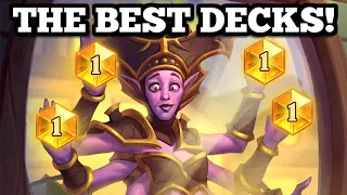 The FIVE BEST decks to hit LEGEND in Standard and Wild after the nerfs!